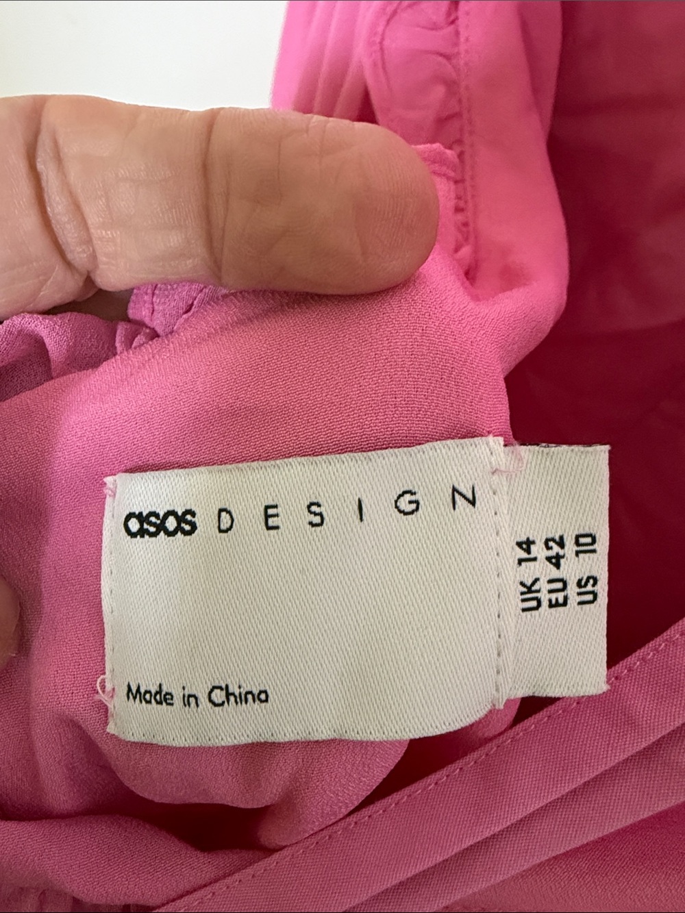 ASOS DRESS Pink Spaghetti Strap Chiffon Dress - Picture 8 of 11